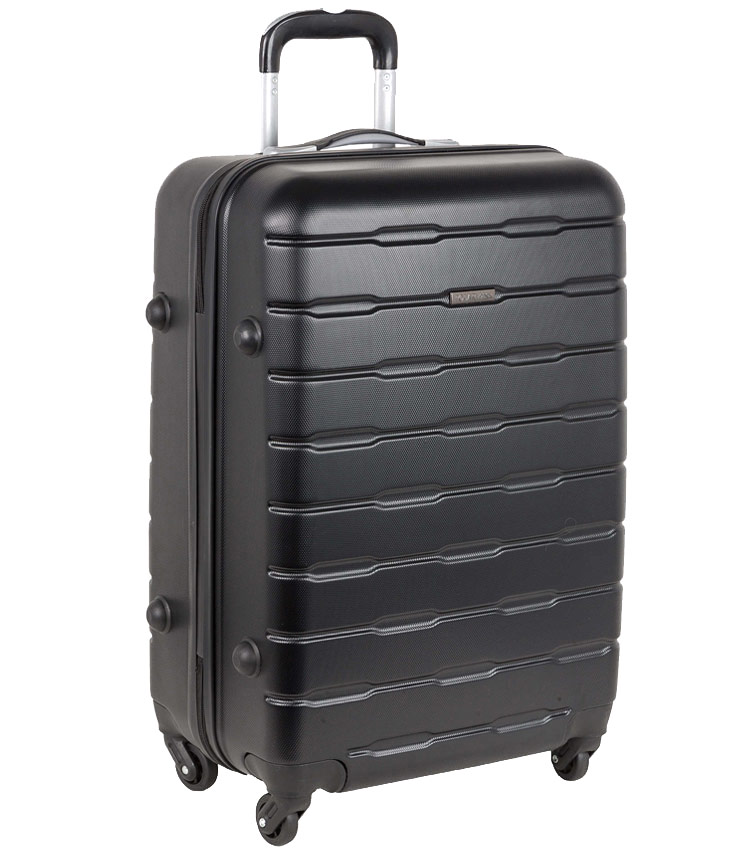 Большой чемодан-спиннер Polar РА072 black (74 см) 
