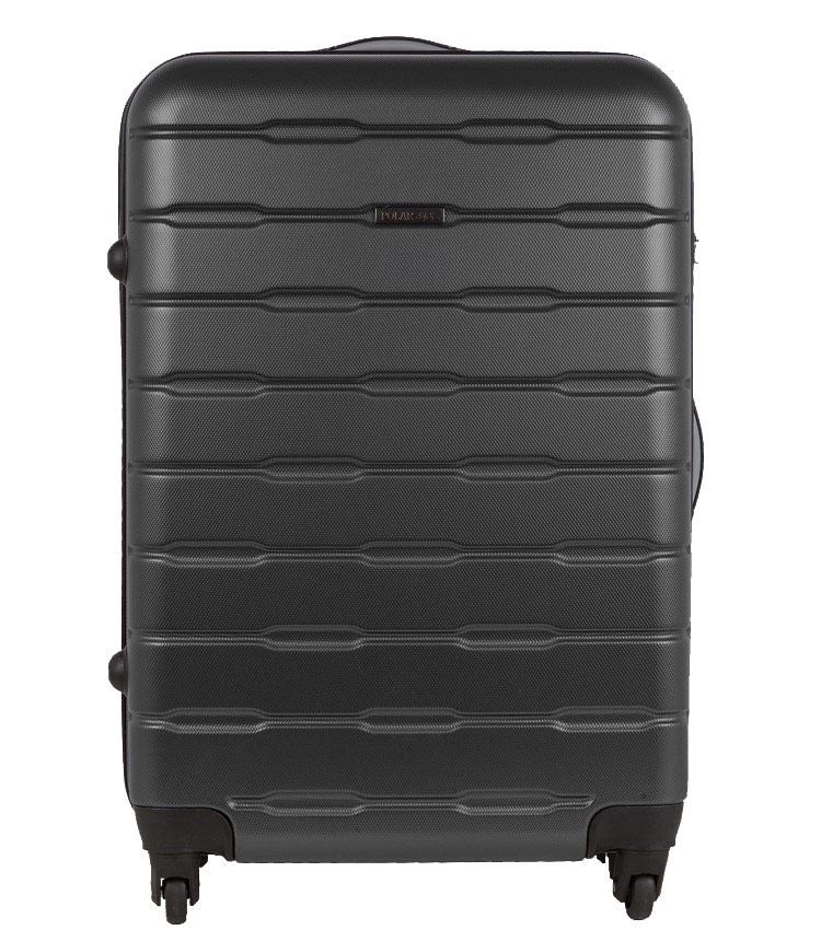 Средний чемодан-спиннер Polar РА072 black (64 см) 