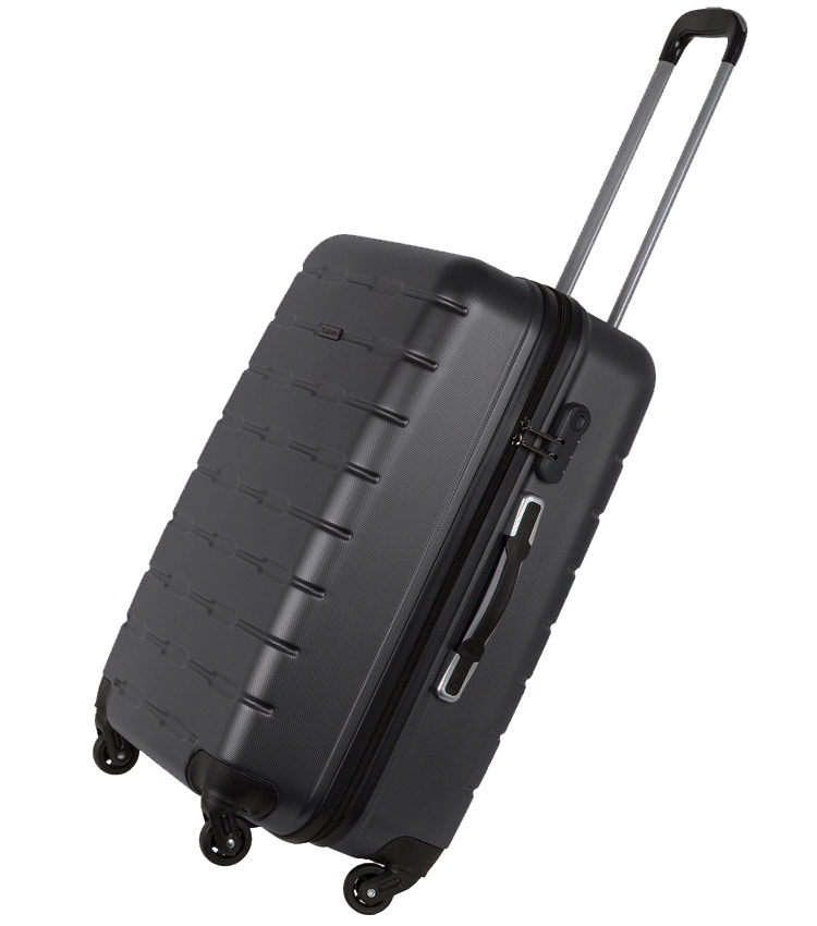 Большой чемодан-спиннер Polar РА072 black (74 см) 