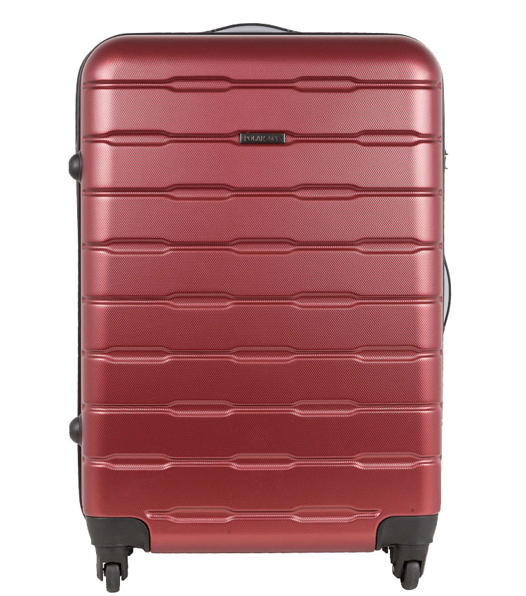 Большой чемодан-спиннер Polar РА072 burgundy (74 см) 