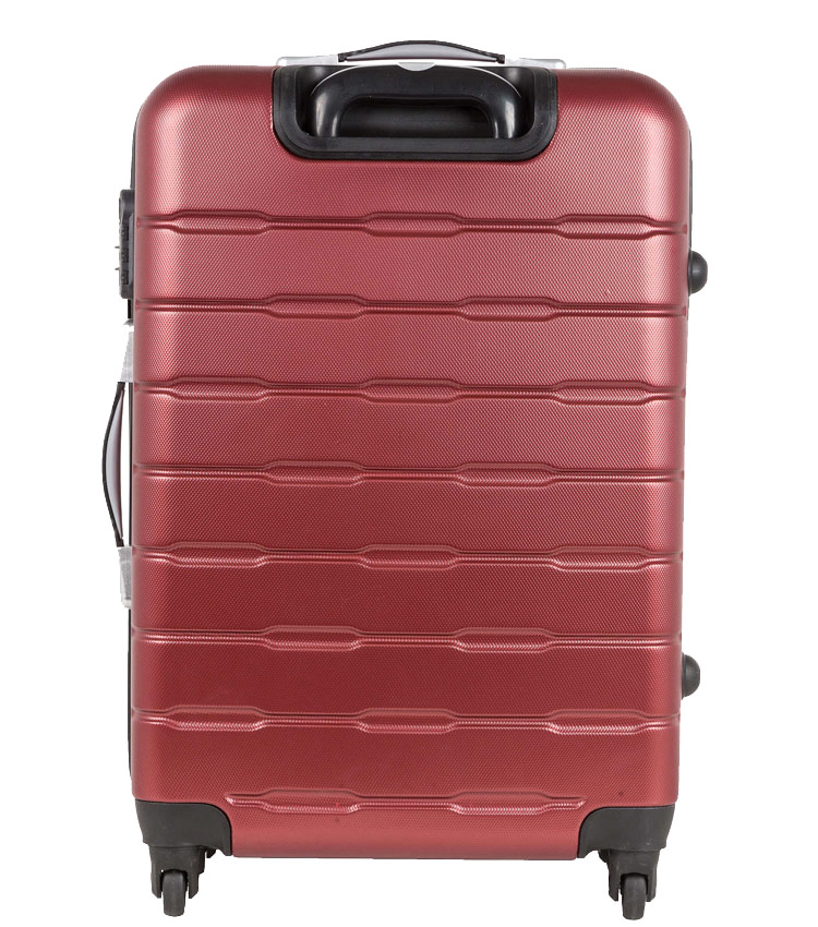Большой чемодан-спиннер Polar РА072 burgundy (74 см) 