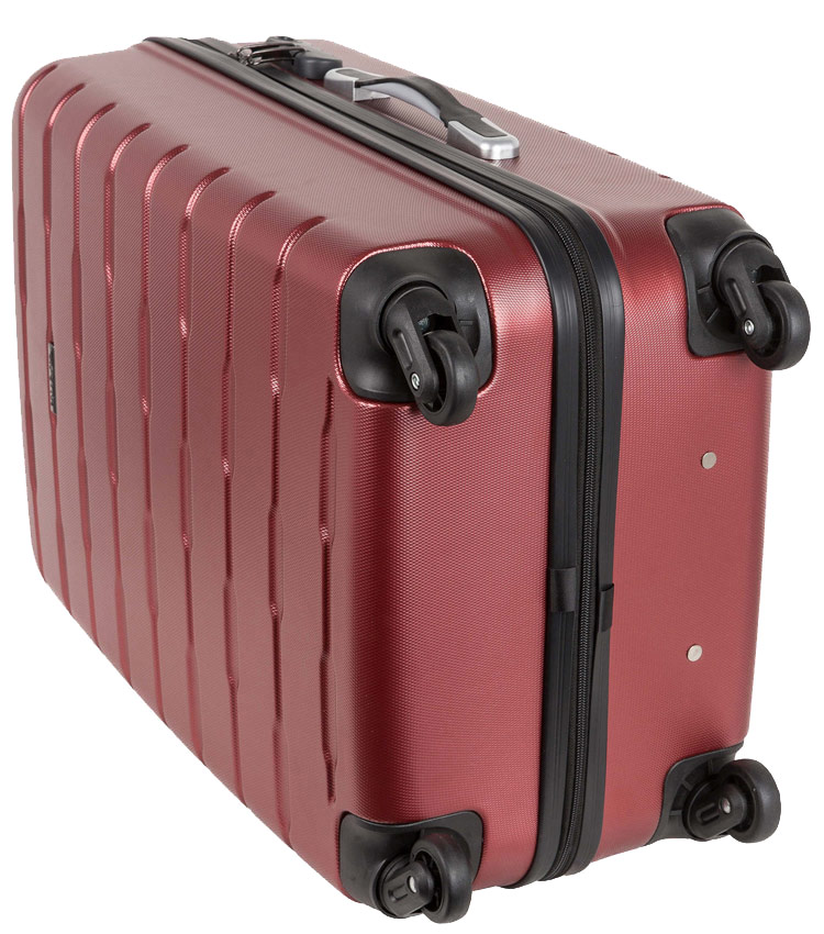 Средний чемодан-спиннер Polar РА072 burgundy (64 см) 