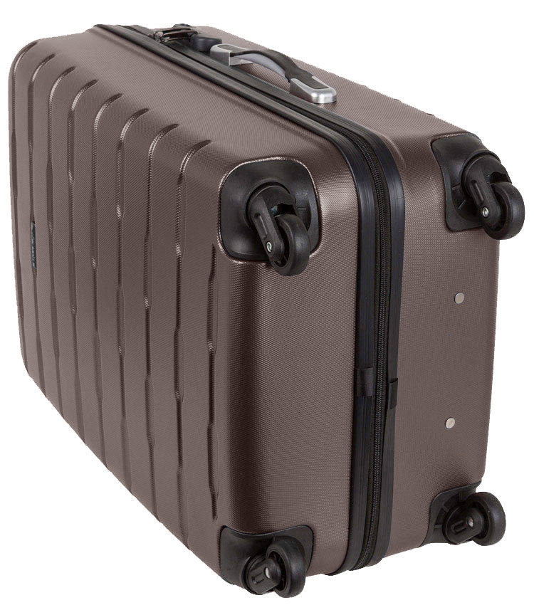 Большой чемодан-спиннер Polar РА072 dark grey (74 см) 