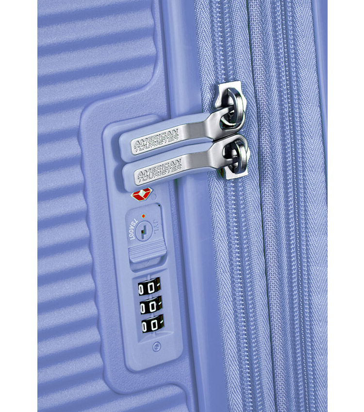 Большой чемодан American Tourister 32G*11003 Soundbox (77 см) - Denim Blue