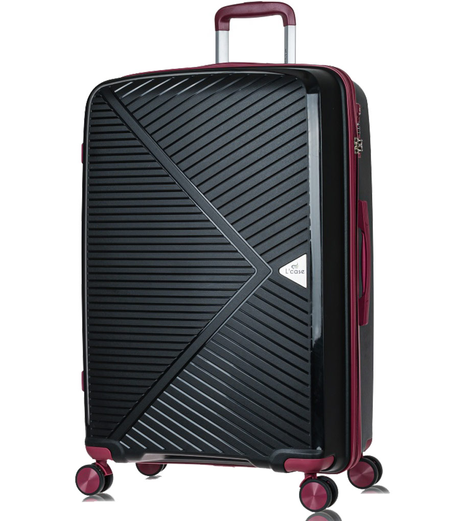 Большой чемодан L’case Lyon (76 cm) - Black