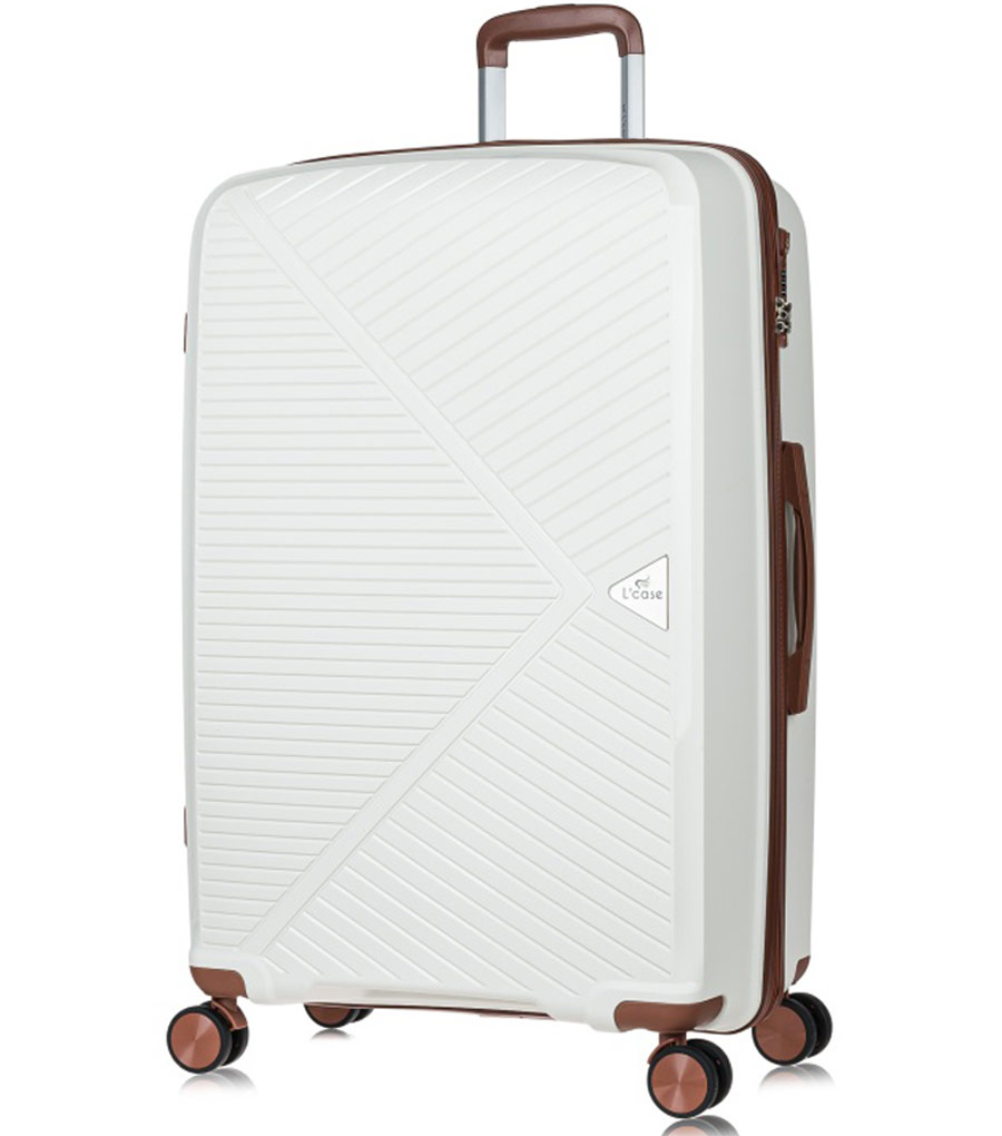 Большой чемодан L’case Lyon (76 cm) - White