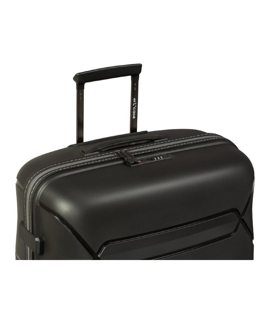 Большой чемодан L’case Miami (77 cm) - black