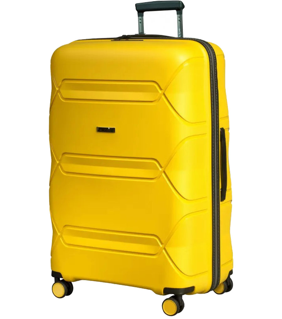 Большой чемодан L’case Miami (77 cm) - yellow