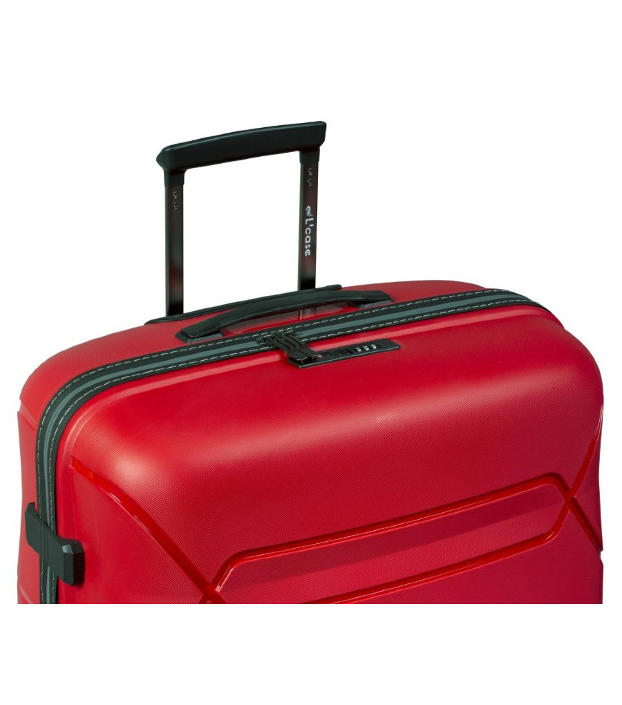 Большой чемодан L’case Miami (77 cm) - red