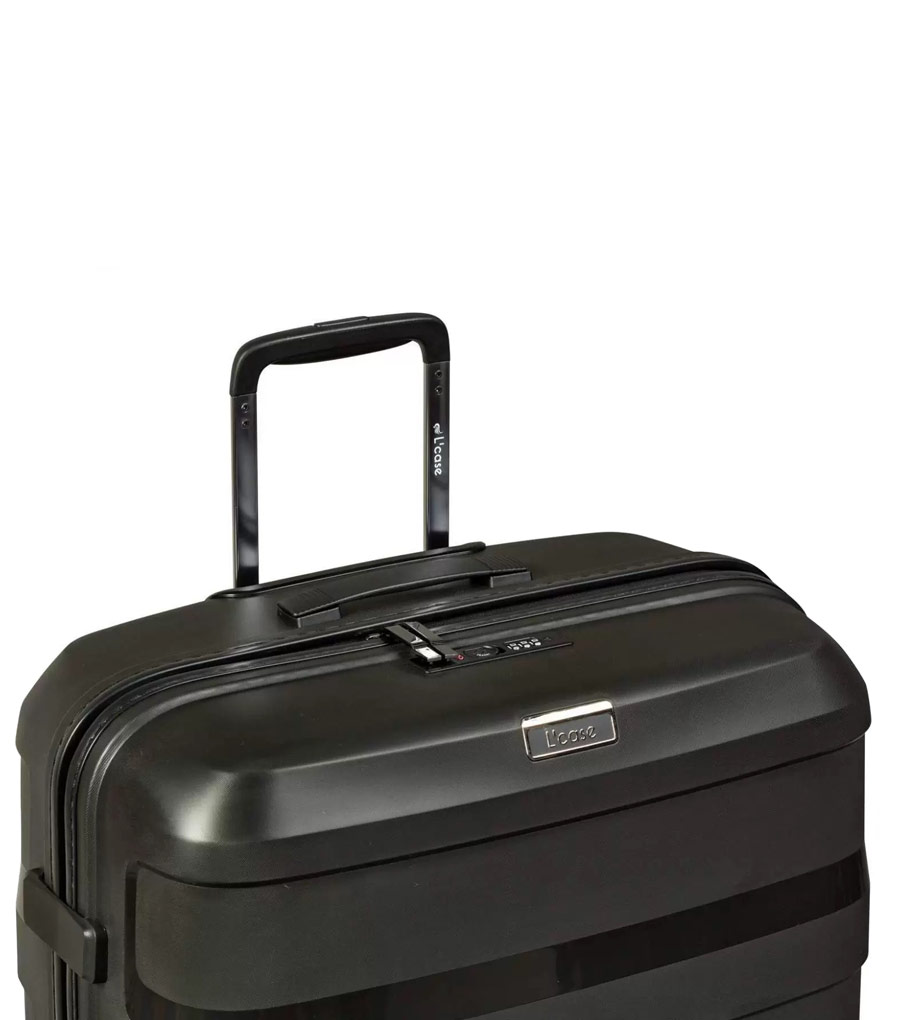 Большой чемодан L’case Monaco (77 cm) - Black