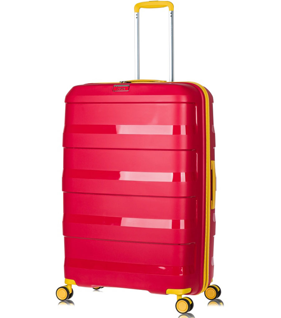 Большой чемодан L’case Monaco (77 cm) - Red