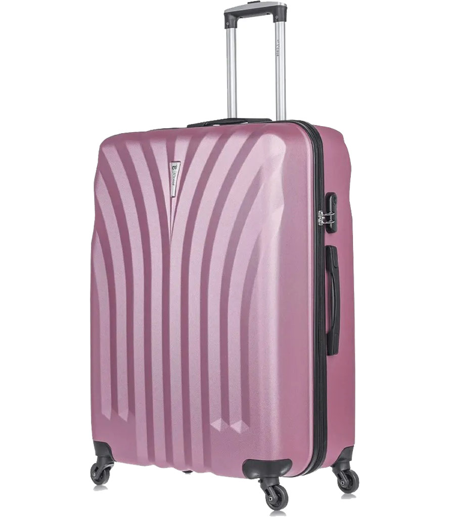 Большой чемодан L-case Phuket BCP-12 (78 см) - Rose gold