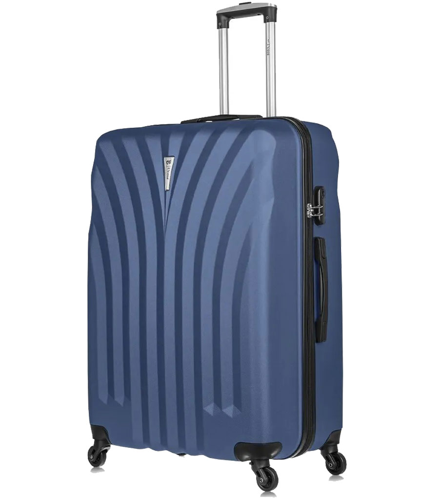 Большой чемодан L-case Phuket BCP-12 (78 см) - Dark blue