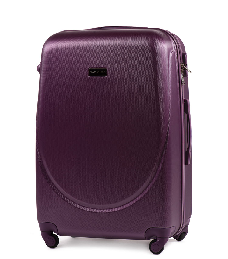 Большой чемодан Wings Goose 310-4 - Dark purple (75 см)