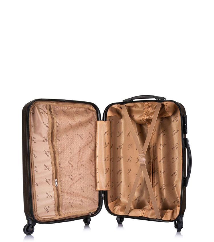 Малый чемодан спиннер Lcase Krabi Coffee (54 см)