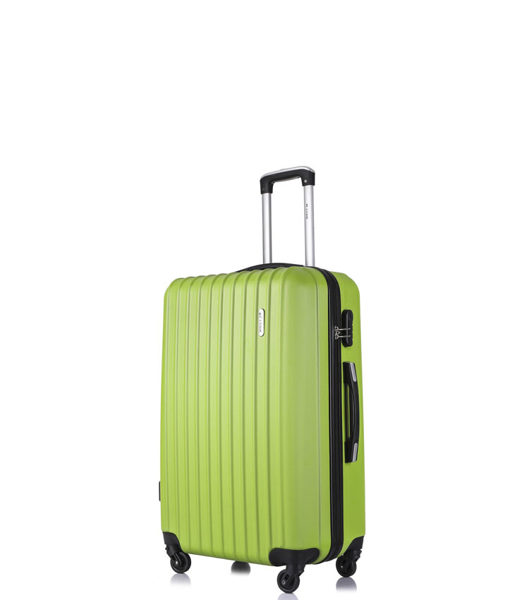 Малый чемодан спиннер Lcase Krabi Light green (54 см)
