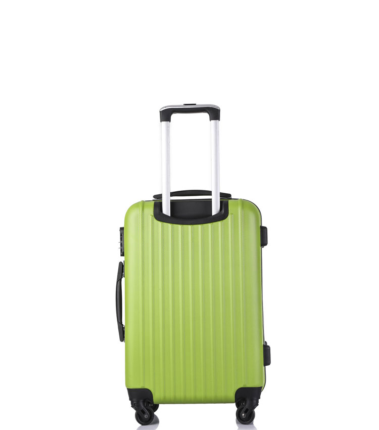 Малый чемодан спиннер Lcase Krabi Light green (50 см)