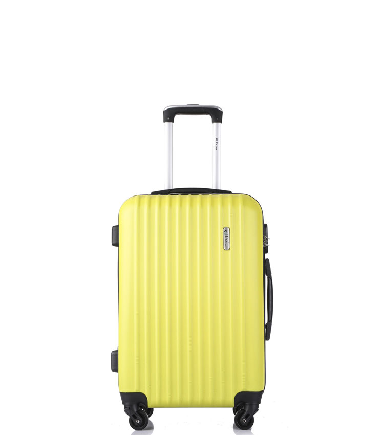 Малый чемодан спиннер Lcase Krabi Yellow (54 см)