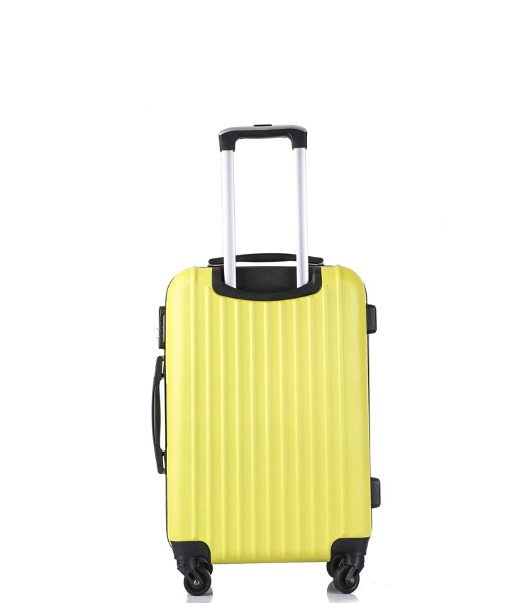 Малый чемодан спиннер L-case Krabi Yellow (50 см)
