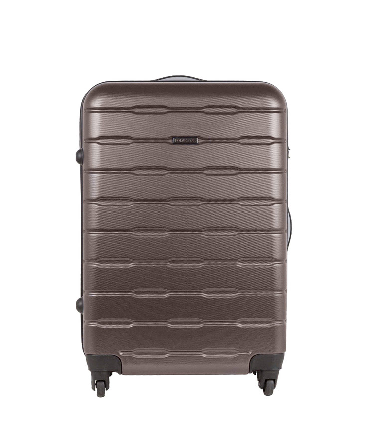 Малый чемодан-спиннер Polar РА072 dark grey (55 см) 