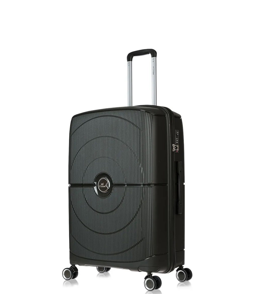 Малый чемодан L’case Doha (55 cm) - Dark gray ~ручная кладь~