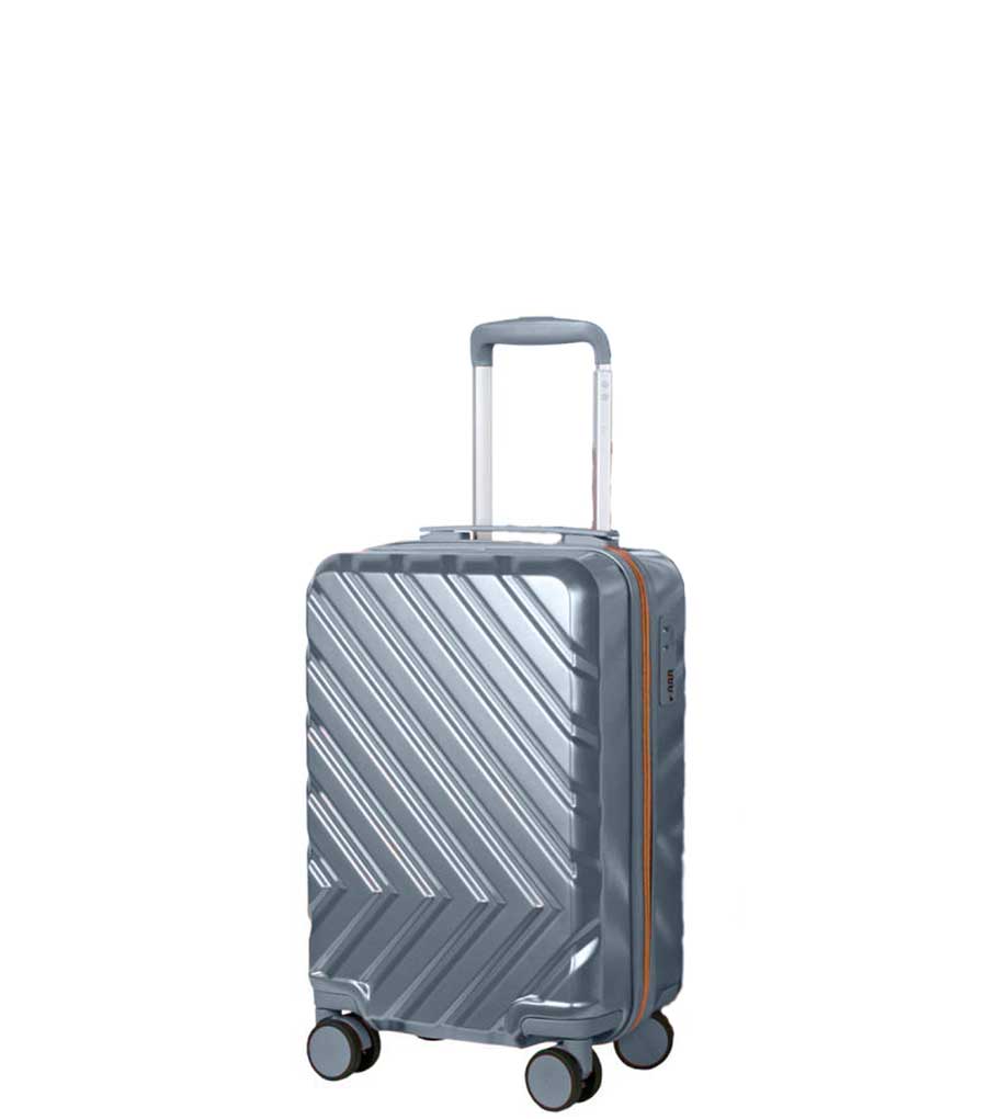 Малый чемодан MIRONPAN 77061 (53 см)~ручная кладь~ silver