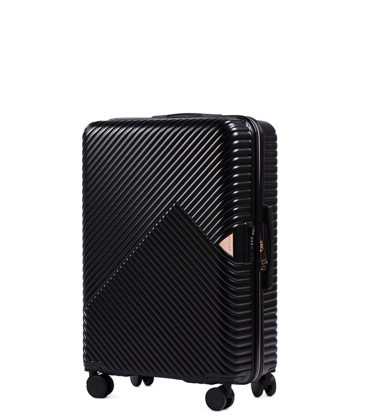 Малый чемодан Wings Dove WN01-4 - Black (55 см)