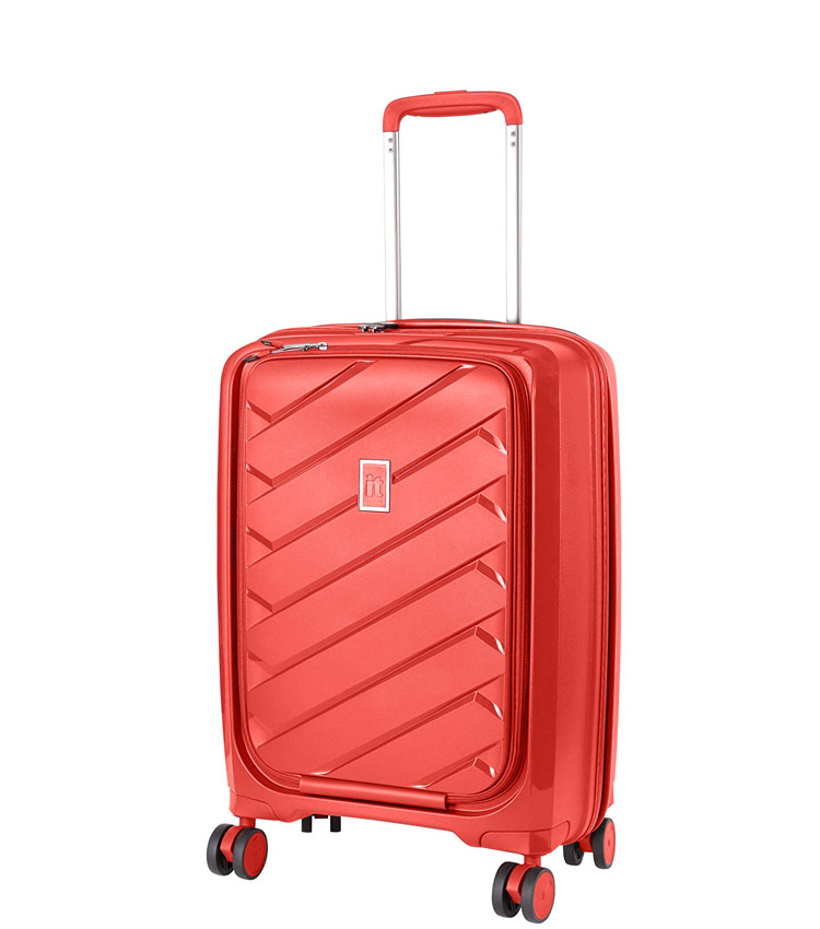Малый чемодан IT Luggage Influential 15-2588-08 (55 см) - Hot coral ~ручная кладь~