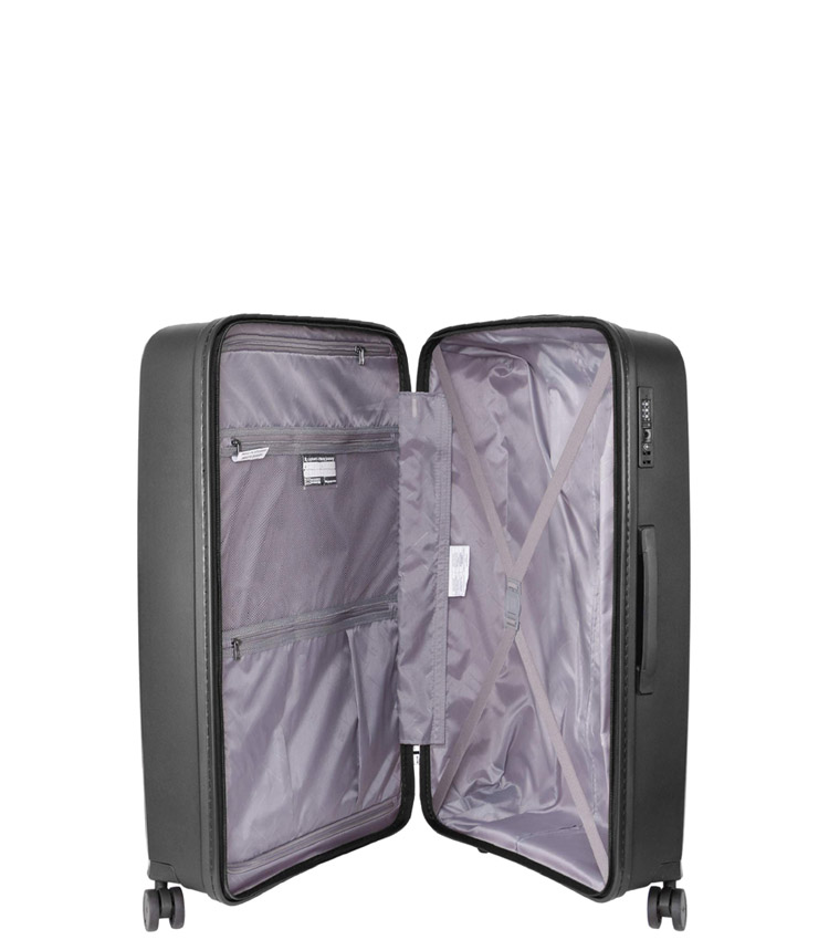 Малый чемодан IT Luggage Influential 15-2588-08 (55 см) - Black ~ручная кладь~