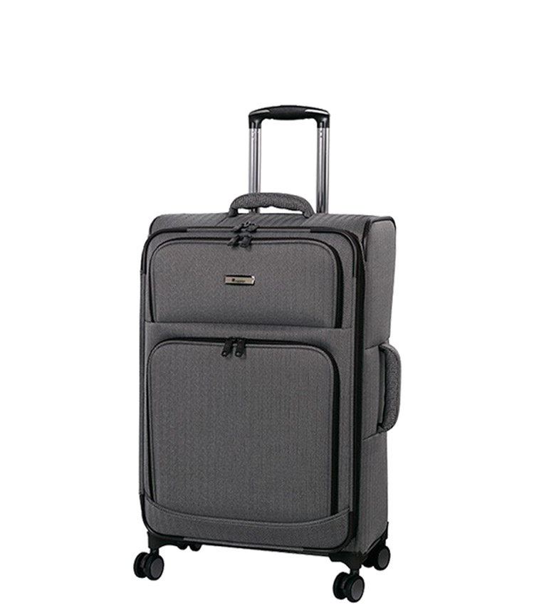 Малый чемодан IT Luggage Esteemed 12-2454-08 (57 см) - Dark beige herringbone
