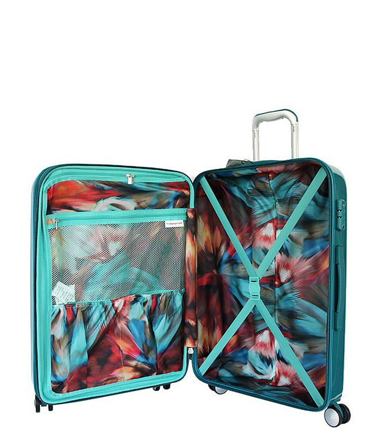 Малый чемодан IT Luggage Sheen 16-2269-08 (55 см) - Harbour blue ~ручная кладь~