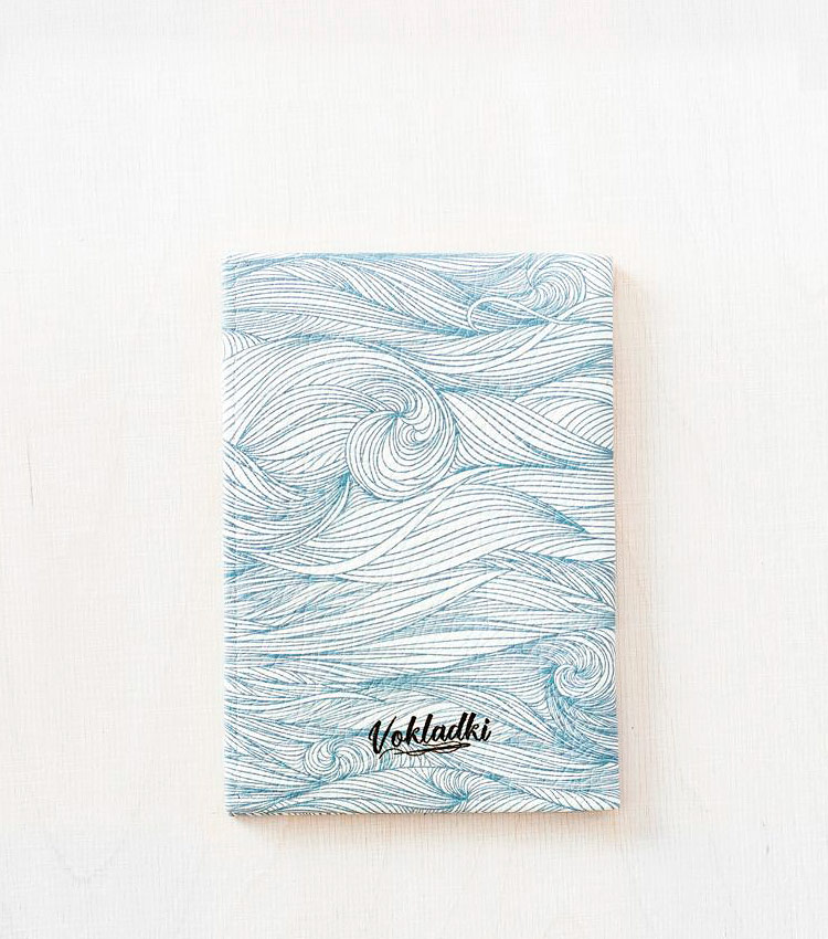Обложка для паспорта Vokladki «Волны»