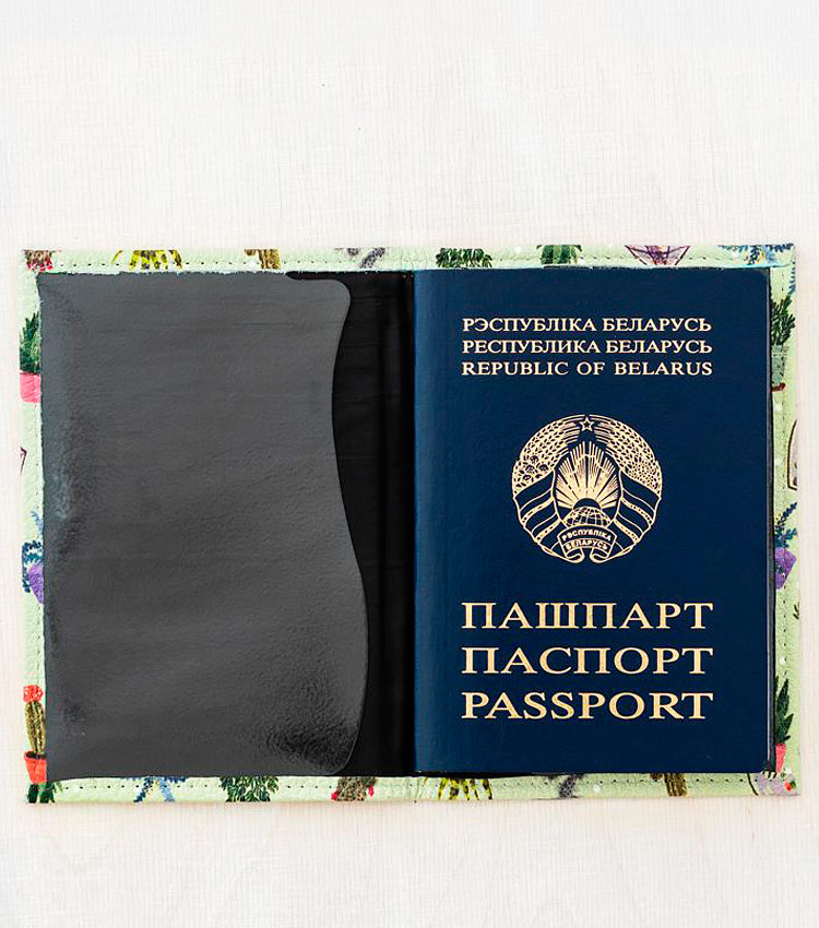 Обложка для паспорта Vokladki «Кактусы»