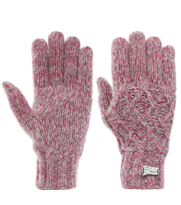 Перчатки женские Fila gloves малиновые