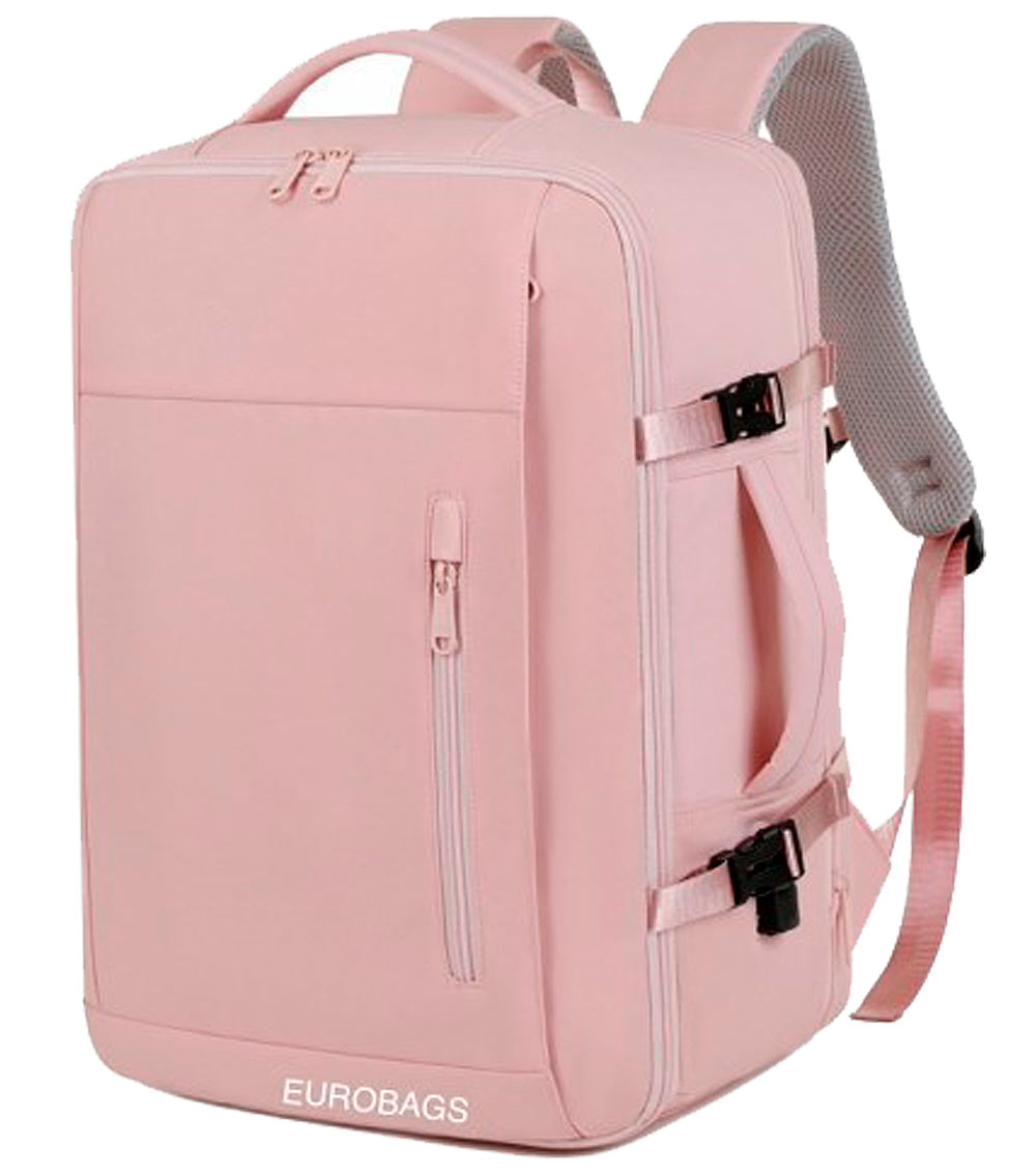 Рюкзак для ноутбука с расширением EUROBAGS ROU-N89 Pink