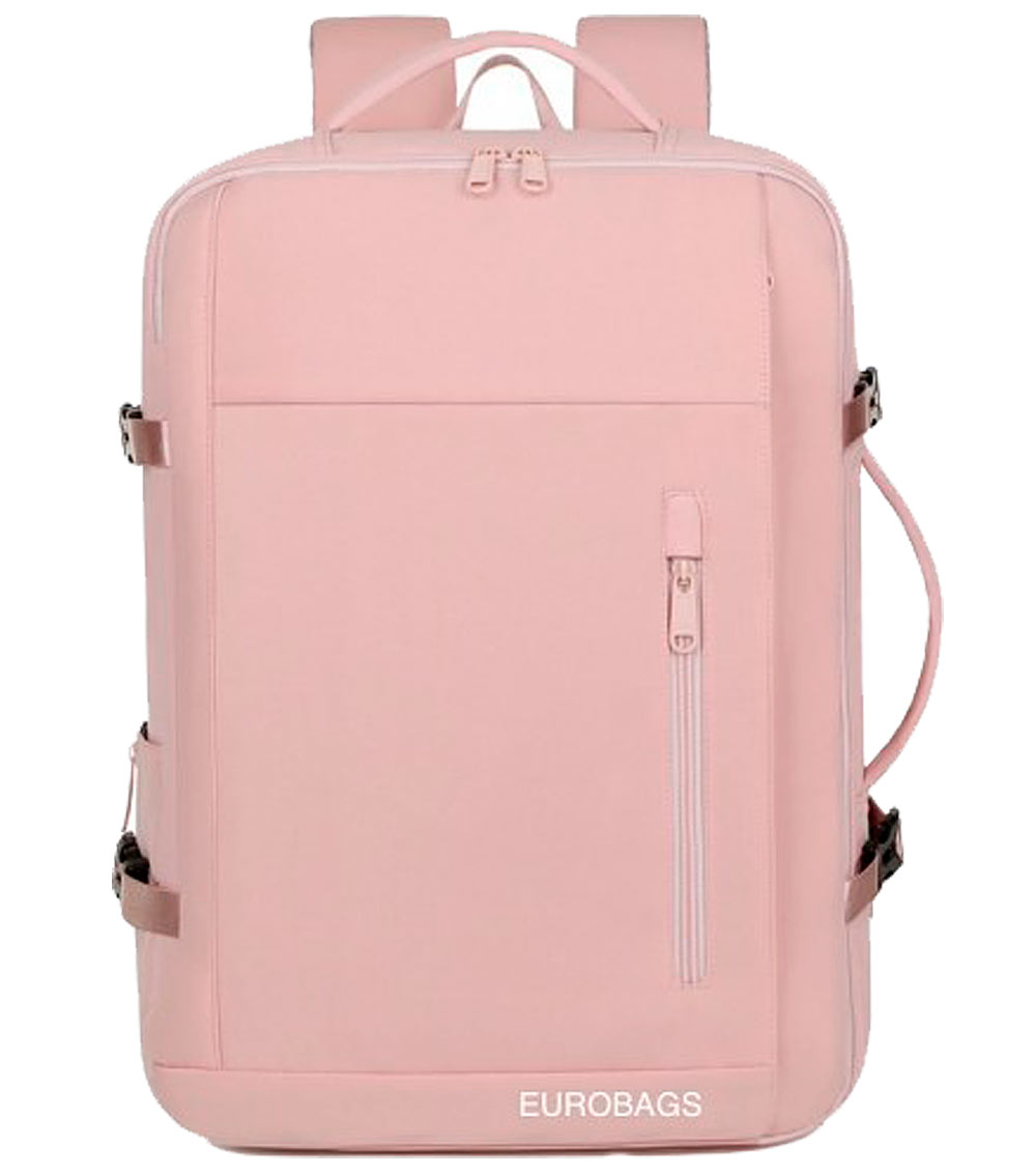 Рюкзак для ноутбука с расширением EUROBAGS ROU-N89 Pink