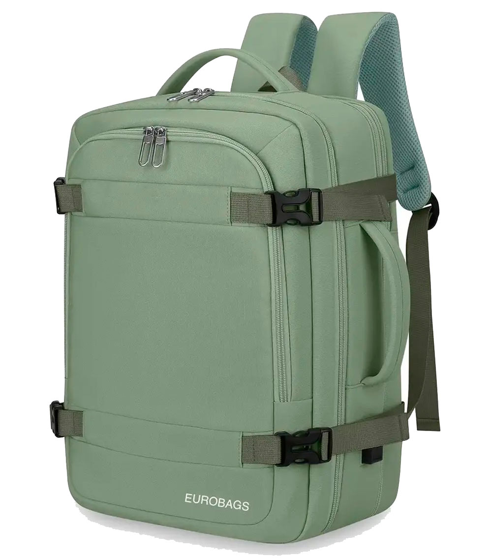 Рюкзак для ноутбука с расширением EUROBAGS RU-40 Green