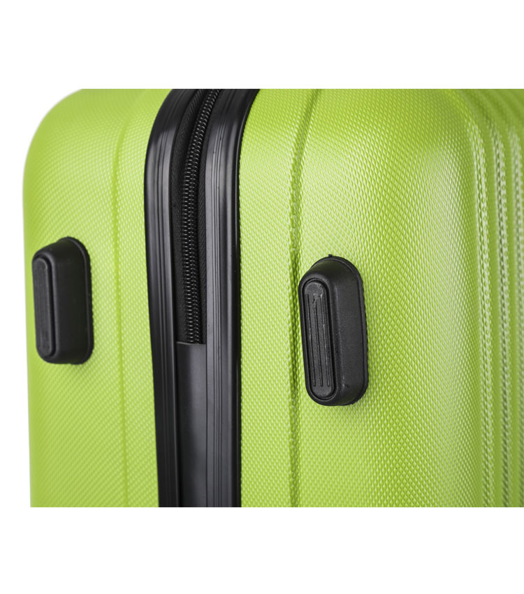 Средний чемодан спиннер Lcase Krabi Light green (63 см)