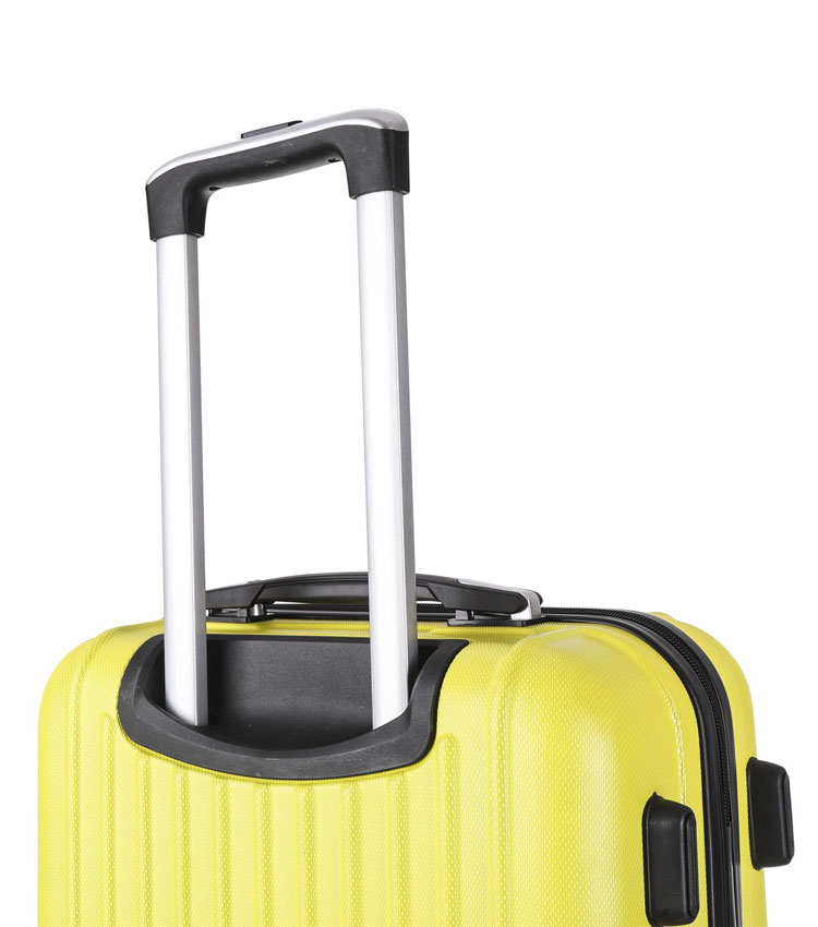 Средний чемодан спиннер Lcase Krabi Yellow (63 см)