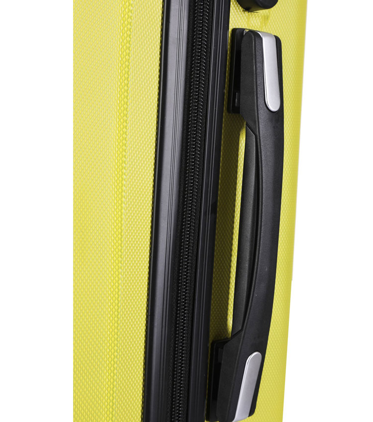 Средний чемодан спиннер Lcase Krabi Yellow (63 см)