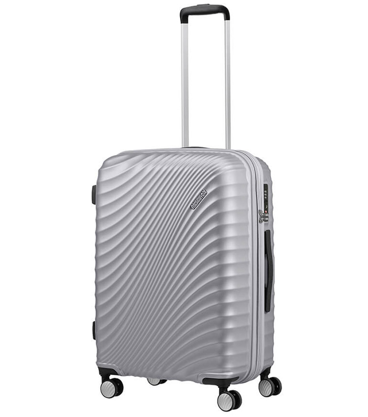 Средний чемодан American Tourister 71G*25002 JetGlam (67 см) - Metallic Silver