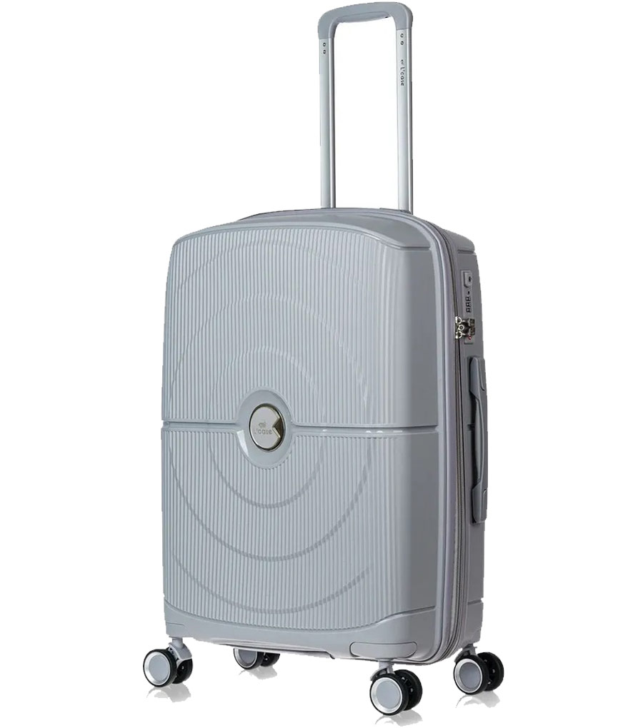 Средний чемодан L’case Doha (65 cm) - Silver