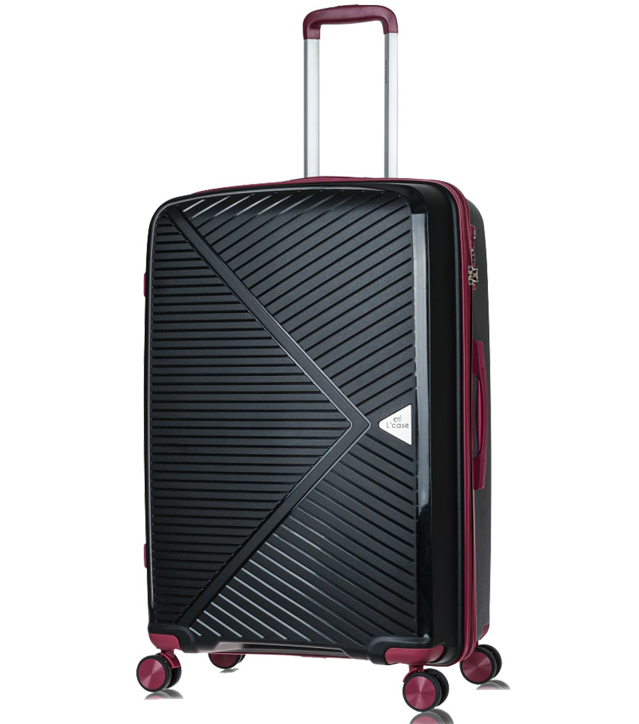 Средний чемодан L’case Lyon (66 cm) - Black