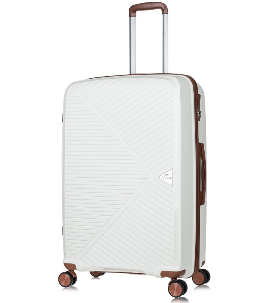 Средний чемодан L’case Lyon (66 cm) - White