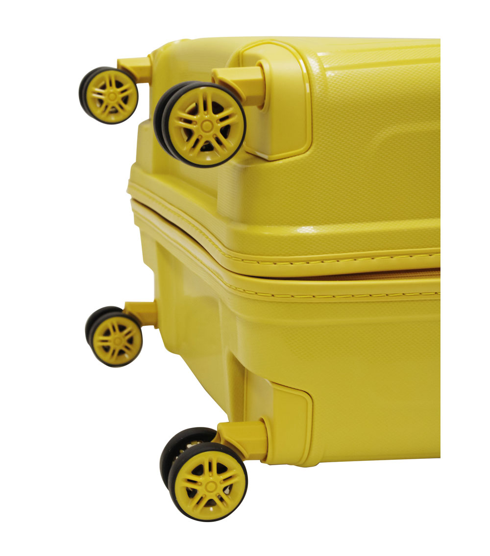 Средний чемодан L-case Moscow yellow