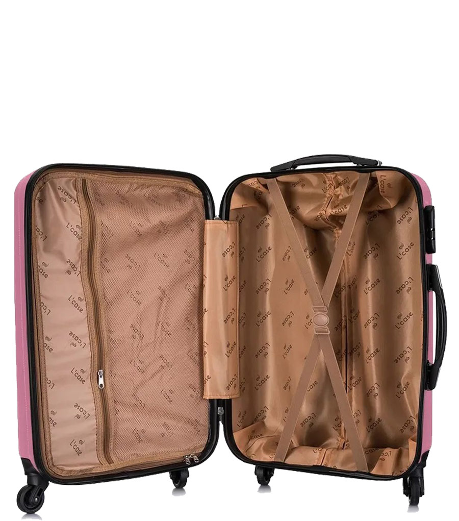 Средний чемодан L-case Phuket BCP-12 (65 см) - Rose gold