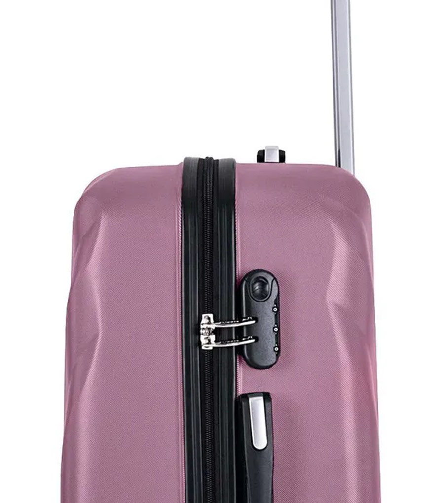 Средний чемодан L-case Phuket BCP-12 (65 см) - Rose gold