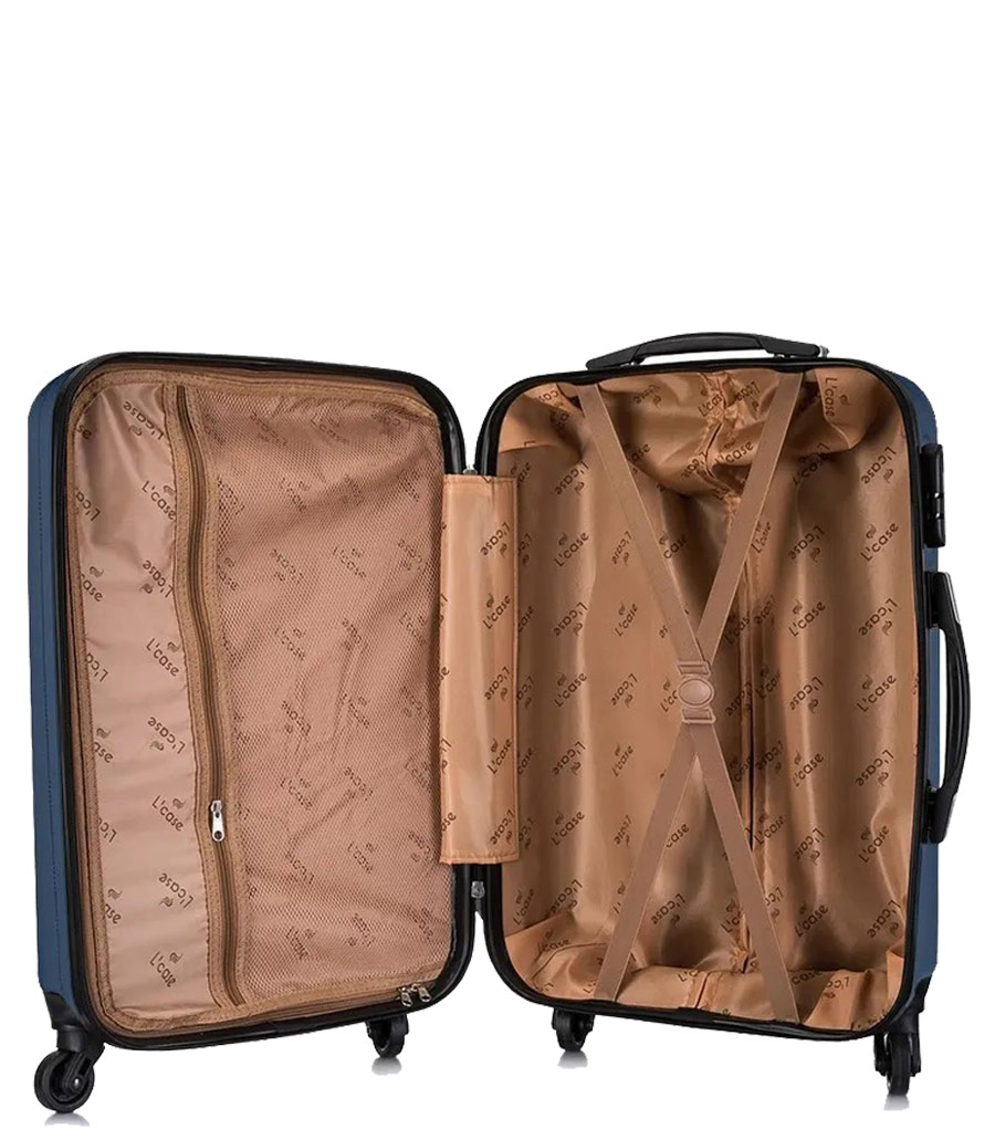 Средний чемодан L-case Phuket BCP-12 (65 см) - Dark blue