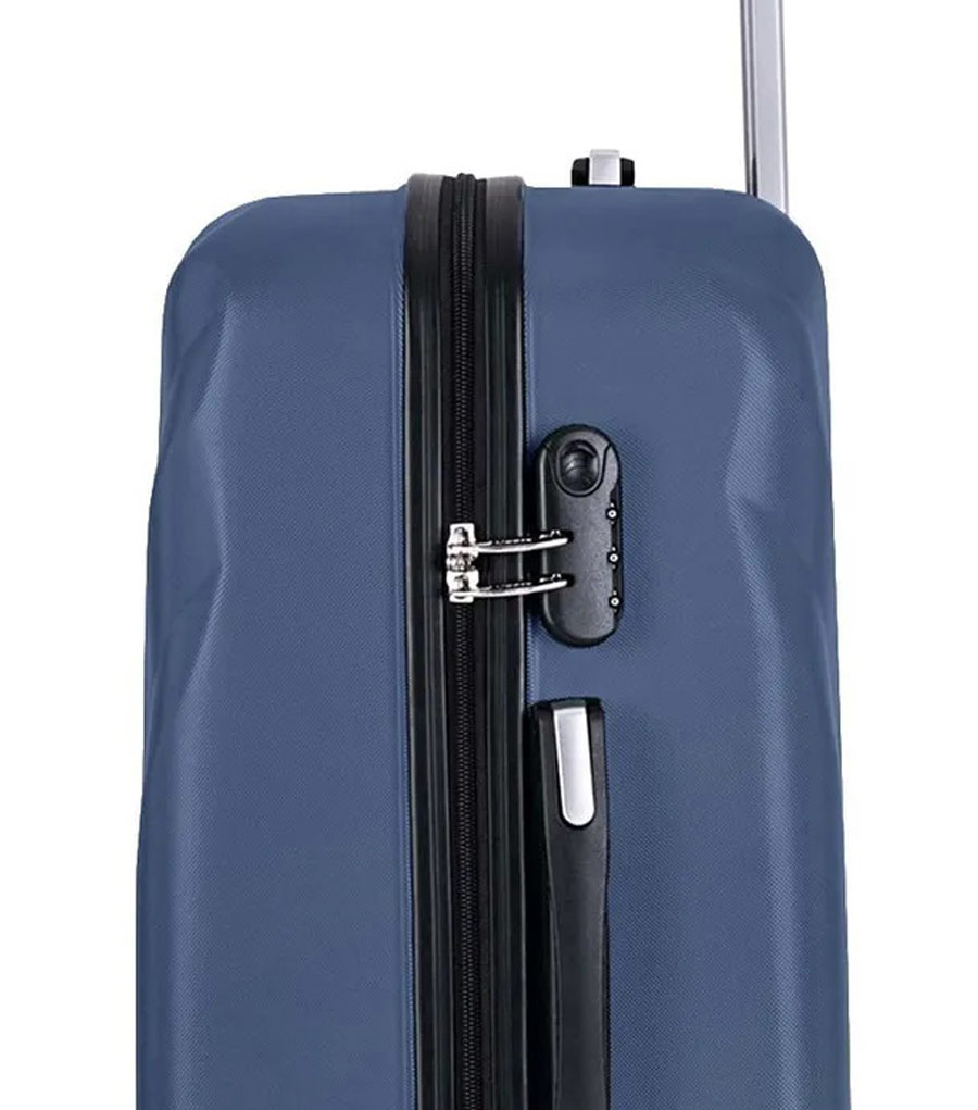 Средний чемодан L-case Phuket ABS (65 см) - Dark blue