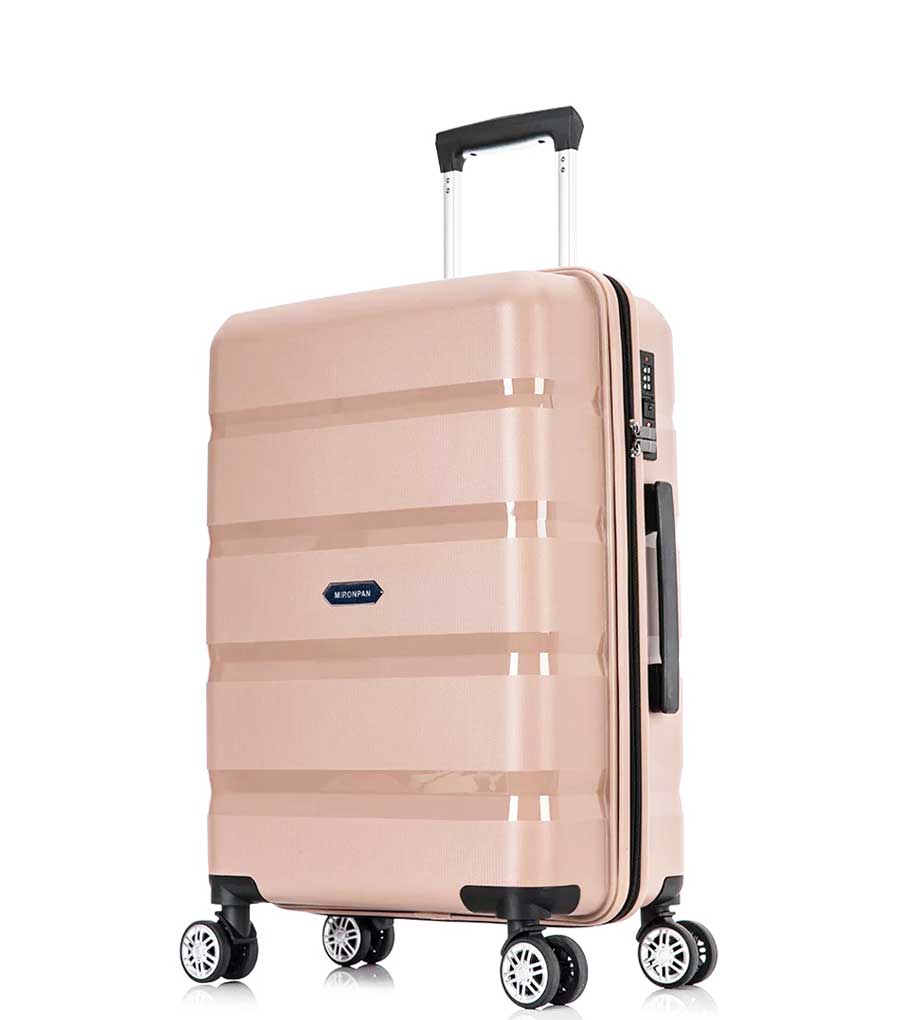 Средний чемодан MIRONPAN 11192 (59 см) - light beige
